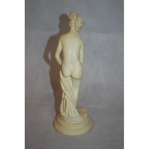 533 - Statue Of A Naked Composite Lady In Pose Stands 24CM High Marked Pegasus Greece. a/f