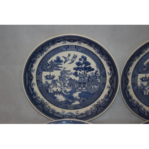 545 - 4 X Biltons of Staffordshire Blue and White Plates