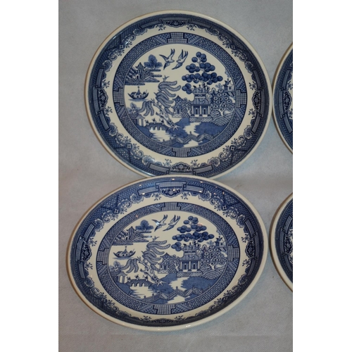 545 - 4 X Biltons of Staffordshire Blue and White Plates