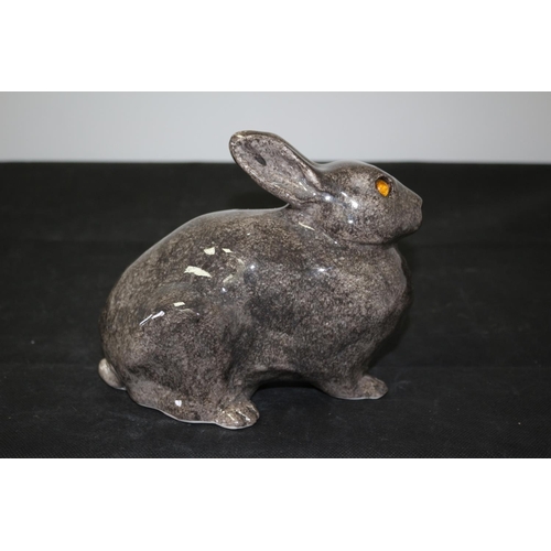 372 - Winstanley Rabbit with Glass Eyes - Size 3 - Marked on Base