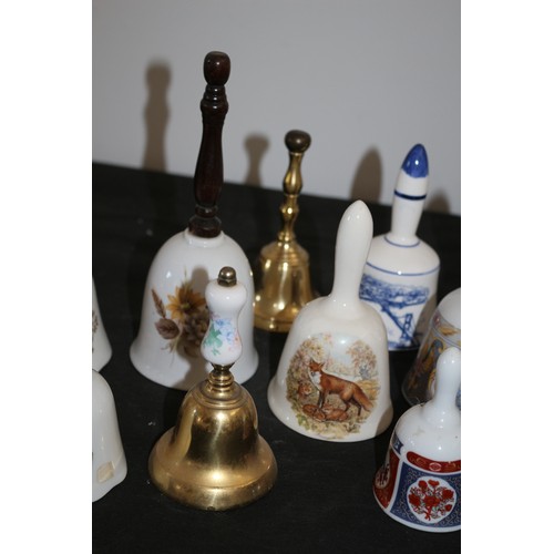 39 - This Lot might Ring a Bell with you as it Contains a large Quantity of China, Brass Bells