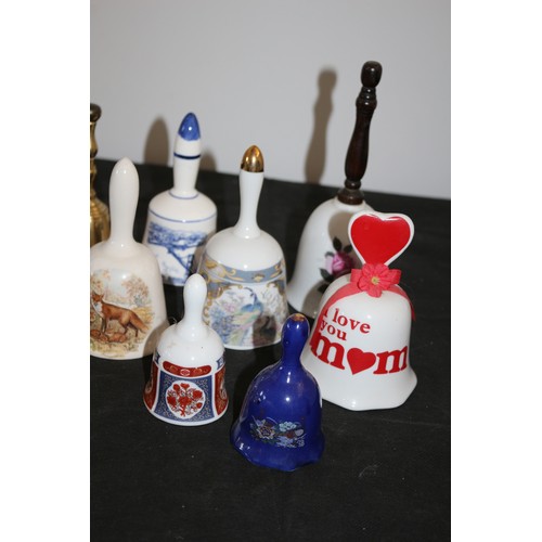 39 - This Lot might Ring a Bell with you as it Contains a large Quantity of China, Brass Bells