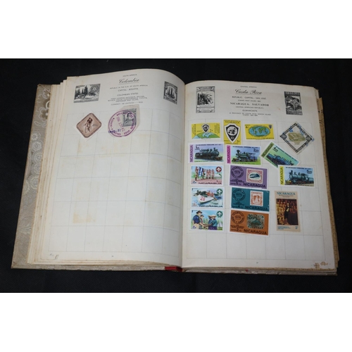 53 - A Collectors Stamp Album with a Good assortment of Stamps from around the World. We are Lead to Beli... 