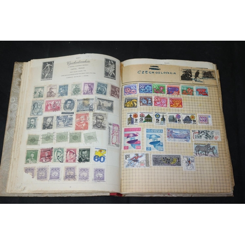 53 - A Collectors Stamp Album with a Good assortment of Stamps from around the World. We are Lead to Beli... 