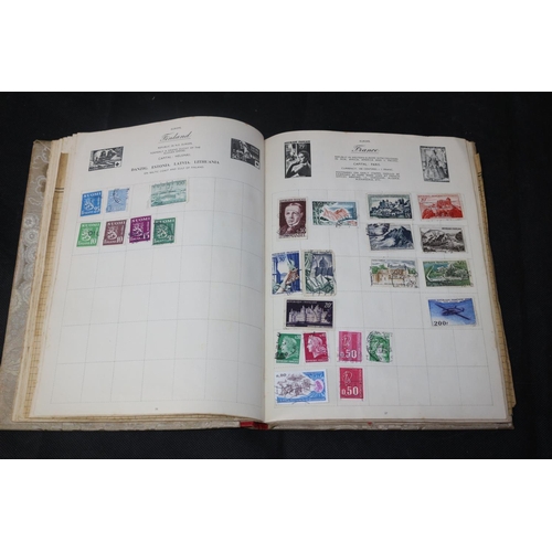 53 - A Collectors Stamp Album with a Good assortment of Stamps from around the World. We are Lead to Beli... 