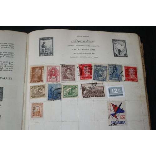 53 - A Collectors Stamp Album with a Good assortment of Stamps from around the World. We are Lead to Beli... 