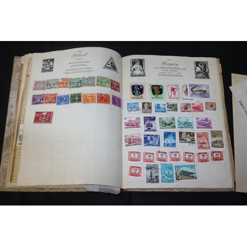 53 - A Collectors Stamp Album with a Good assortment of Stamps from around the World. We are Lead to Beli... 