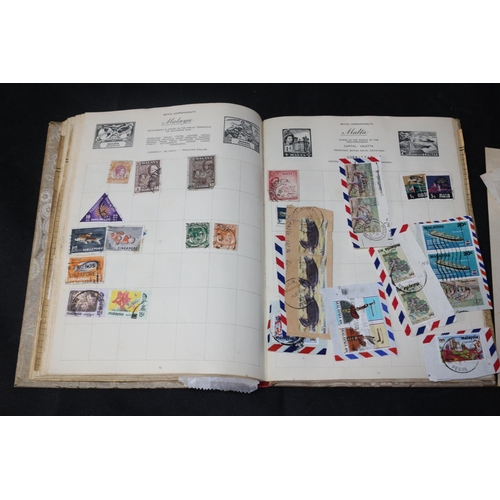 53 - A Collectors Stamp Album with a Good assortment of Stamps from around the World. We are Lead to Beli... 