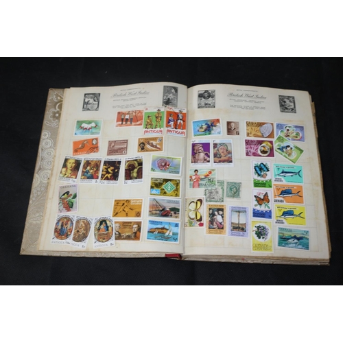 53 - A Collectors Stamp Album with a Good assortment of Stamps from around the World. We are Lead to Beli... 