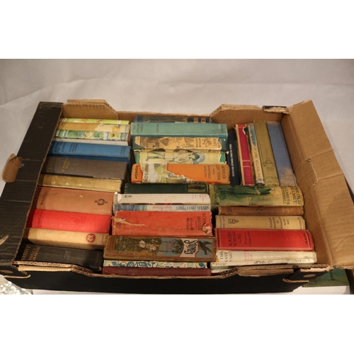 65 - A Box Containing a Good Assortment of Vintage Books