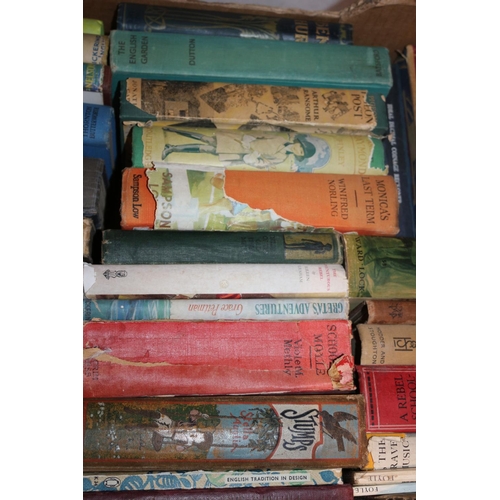 65 - A Box Containing a Good Assortment of Vintage Books