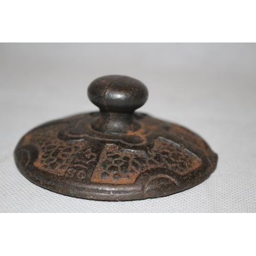 77 - Victorian H.M.S.O Cast Iron Paper Weight