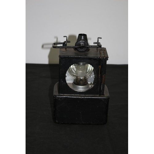 171 - LMS Railway Petroleum Metal Lamp Complete with Glass Flute