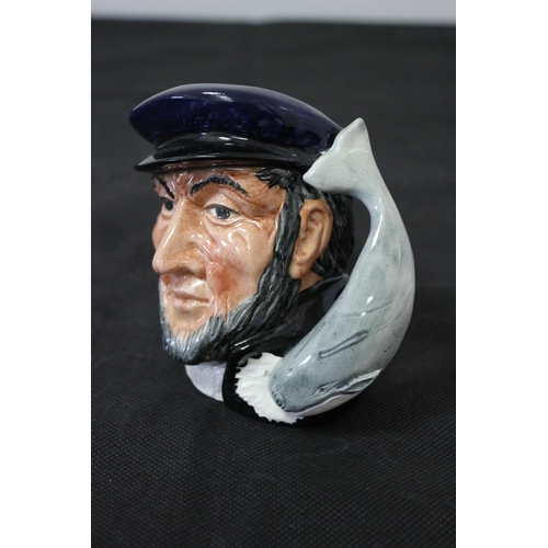 223 - Royal Doulton small Character Jug Captain Ahab no: D6506