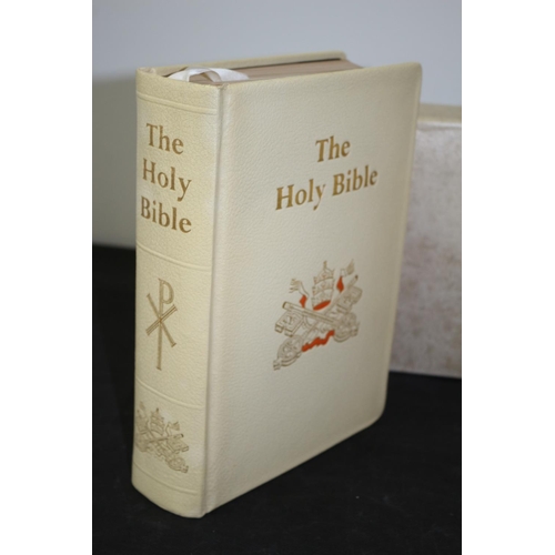 231 - Boxed Holy Bible Plus The Mass by Caxton Publishing Bible size approx 27cm x 20cm