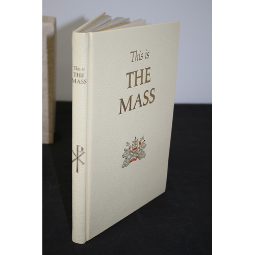 231 - Boxed Holy Bible Plus The Mass by Caxton Publishing Bible size approx 27cm x 20cm