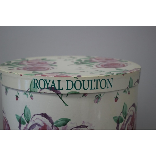 233 - Boxed Royal Doulton Rose Clouds Teardrop Vase