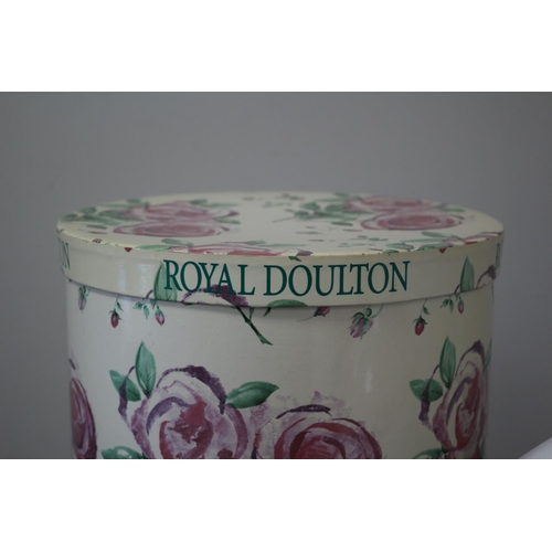 233 - Boxed Royal Doulton Rose Clouds Teardrop Vase