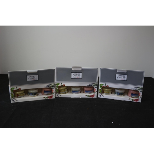 243 - 3 Yankee Candle Sets new in Boxes