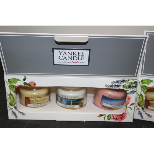 243 - 3 Yankee Candle Sets new in Boxes