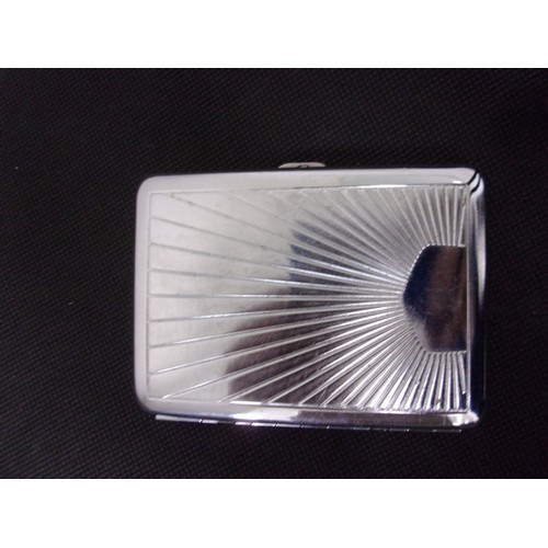 245 - An Assortment Of Metal Cigarette Cases With Various Patterns on Front Side