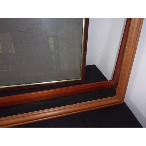 258 - An Assortment Of Various Picture Frames  Including One Vary Large At 120CM X 90CM