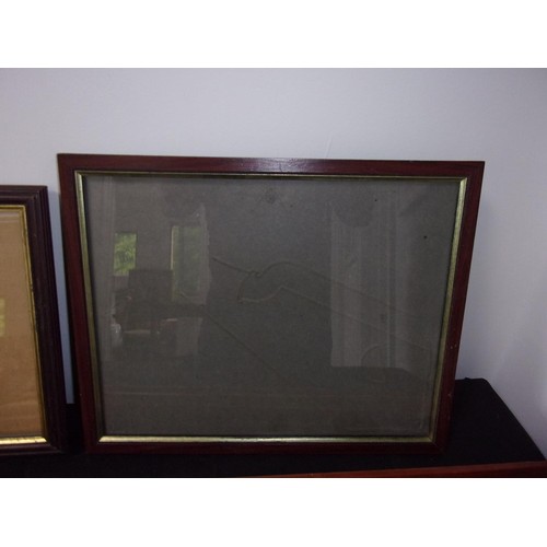 258 - An Assortment Of Various Picture Frames  Including One Vary Large At 120CM X 90CM