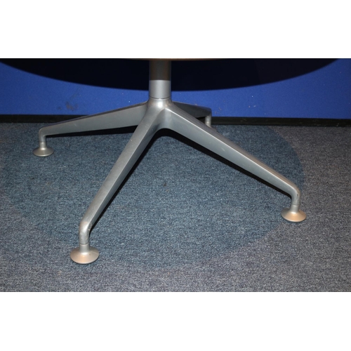 276 - Manufactured by Orangebox A Round Coffee Table with Metal Framed Legs