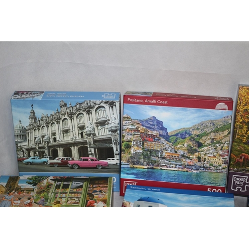 285 - 10 Corner piece Jigsaws with themes around the World. Believed to be complete but not checked by Auc... 