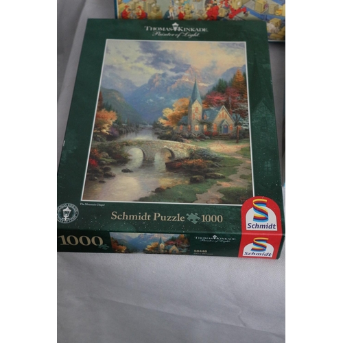 286 - 9 Various sized and themed Jigsaws including 1 