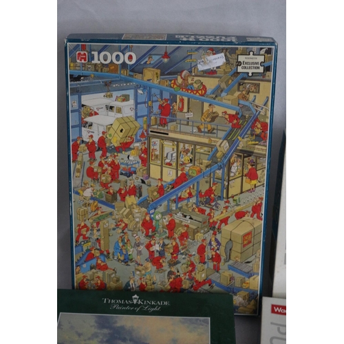 286 - 9 Various sized and themed Jigsaws including 1 