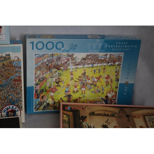 286 - 9 Various sized and themed Jigsaws including 1 