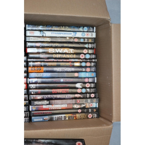 296 - 2 Boxes of a good quantity of various DVD's