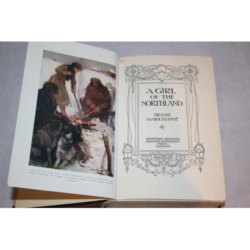 299 - Vintage Book Titled A Girl Of The North Land By Bessie Marchant