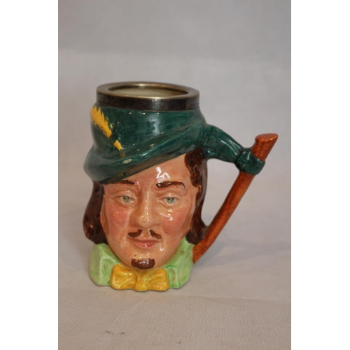 312 - Character  Mug of Robin Hood Hand Painted from Lancaster Sandlands