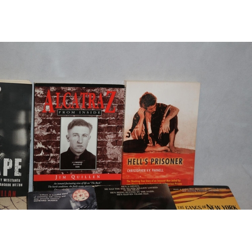 402 - Good Selection of Books based around Prison Life and Crime