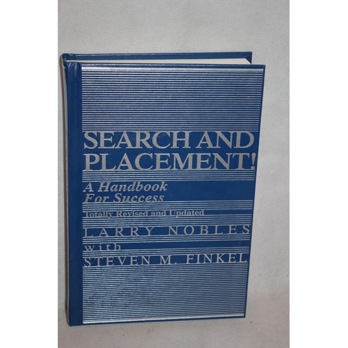 416 - 2 New Educational Books by Steven M. Finkel - Breakthrough and Search & Placement