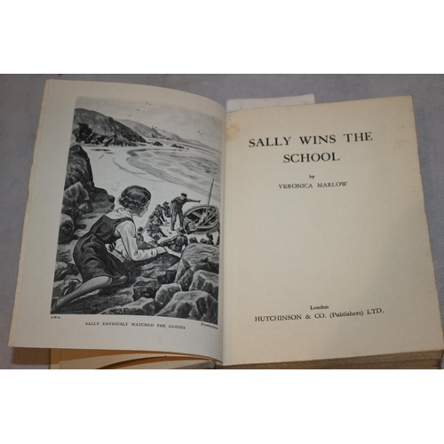 511 - Vintage Sally Wins The School Book