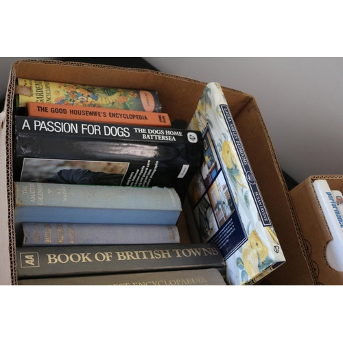 554 - 2 Boxes With A Good Assortment Of Various Books Genre