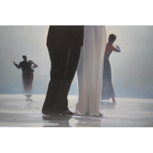 574 - Large Framed Jack Vettriano Print 88cm x 68cm Crack on Perspex