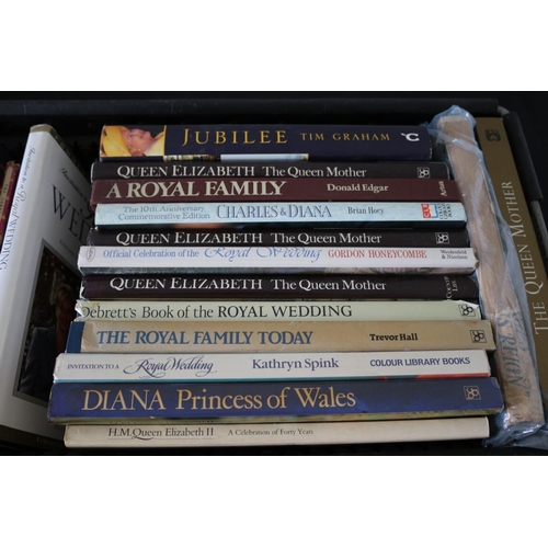 576 - A Good Selection Of Hardback Books With A Royalty Theme