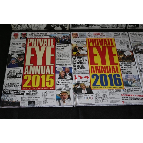 578 - 6 Private Eye Annuals From Various Dates