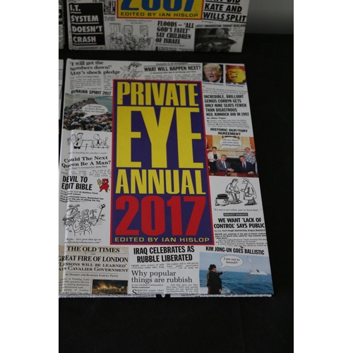 578 - 6 Private Eye Annuals From Various Dates