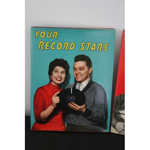 586 - 2 50's/60's Books Titled Top Record Stars and Your Record Stars