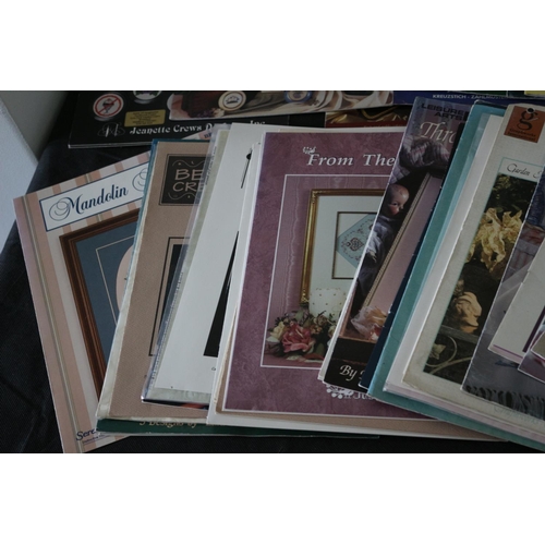 594 - A Very Large Collection of Cross stitch magazines