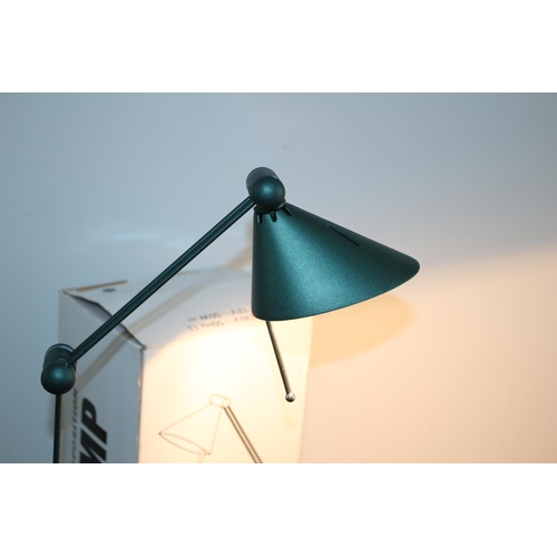 598 - New in Box Anglepoise Desk Lamp fully working with Bulb Green in Colour