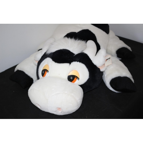 599 - What A Big Cow. Very Large Soft Toy Cow by Nicotoy