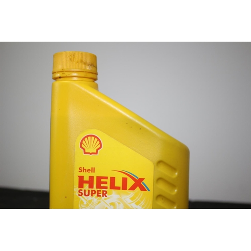 626 - 1Ltr Unopened Bottle of Shell Helix Super Diesel Mineral Oil 15w - 40