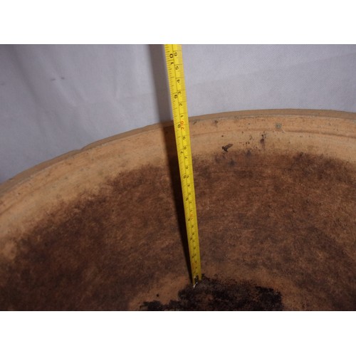 237 - Terracotta Circular Planting Bowl With 3 Terracotta Feet