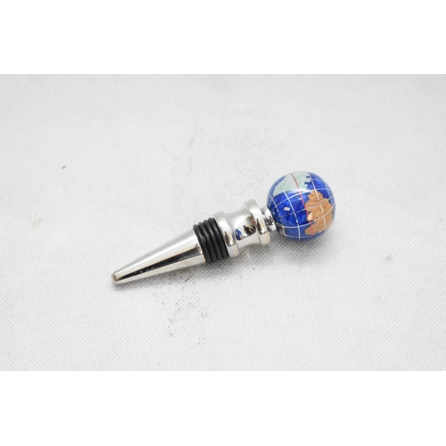 108 - Globe Wine Stopper Believed  to be Murano